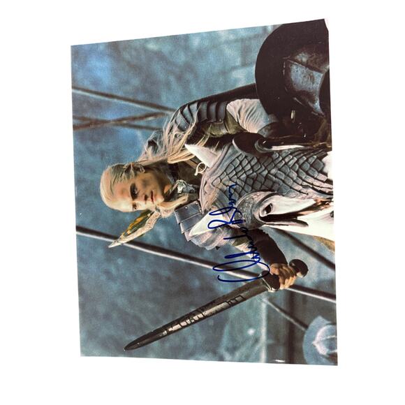 Orlando Bloom as Legolas Lord Of The Rings Signed Picture - COA - Framed 8x10 - Picture 3 of 6